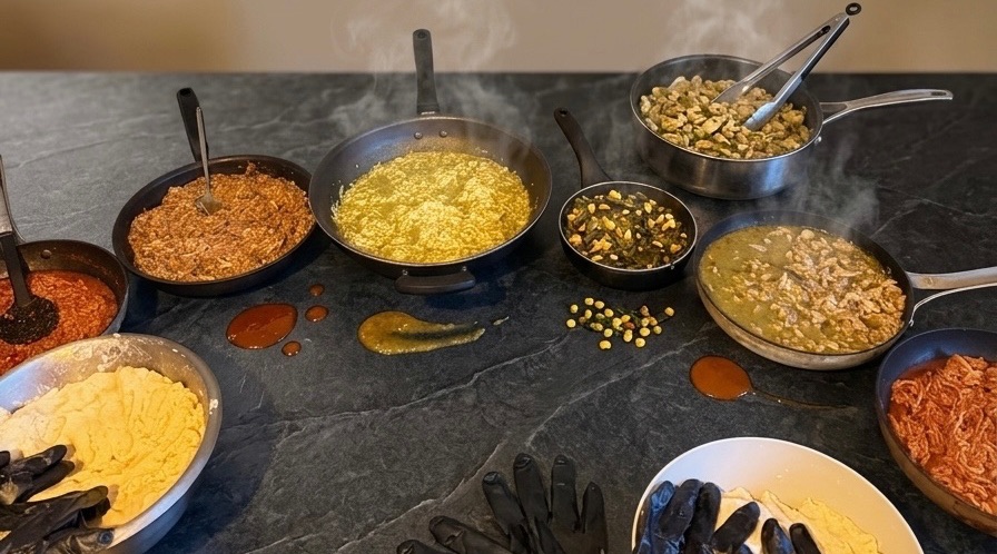 Chef preparing food